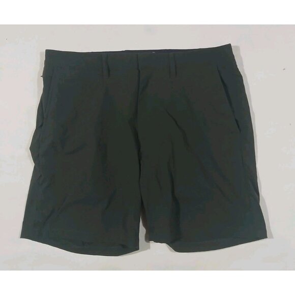 J. Crew 7" Tech Shorts Size 31 x 7 Gray Water Resistant Golf Stretch Nylon - Picture 1 of 10
